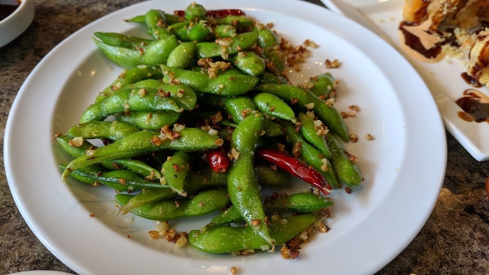 Garlic Edamame